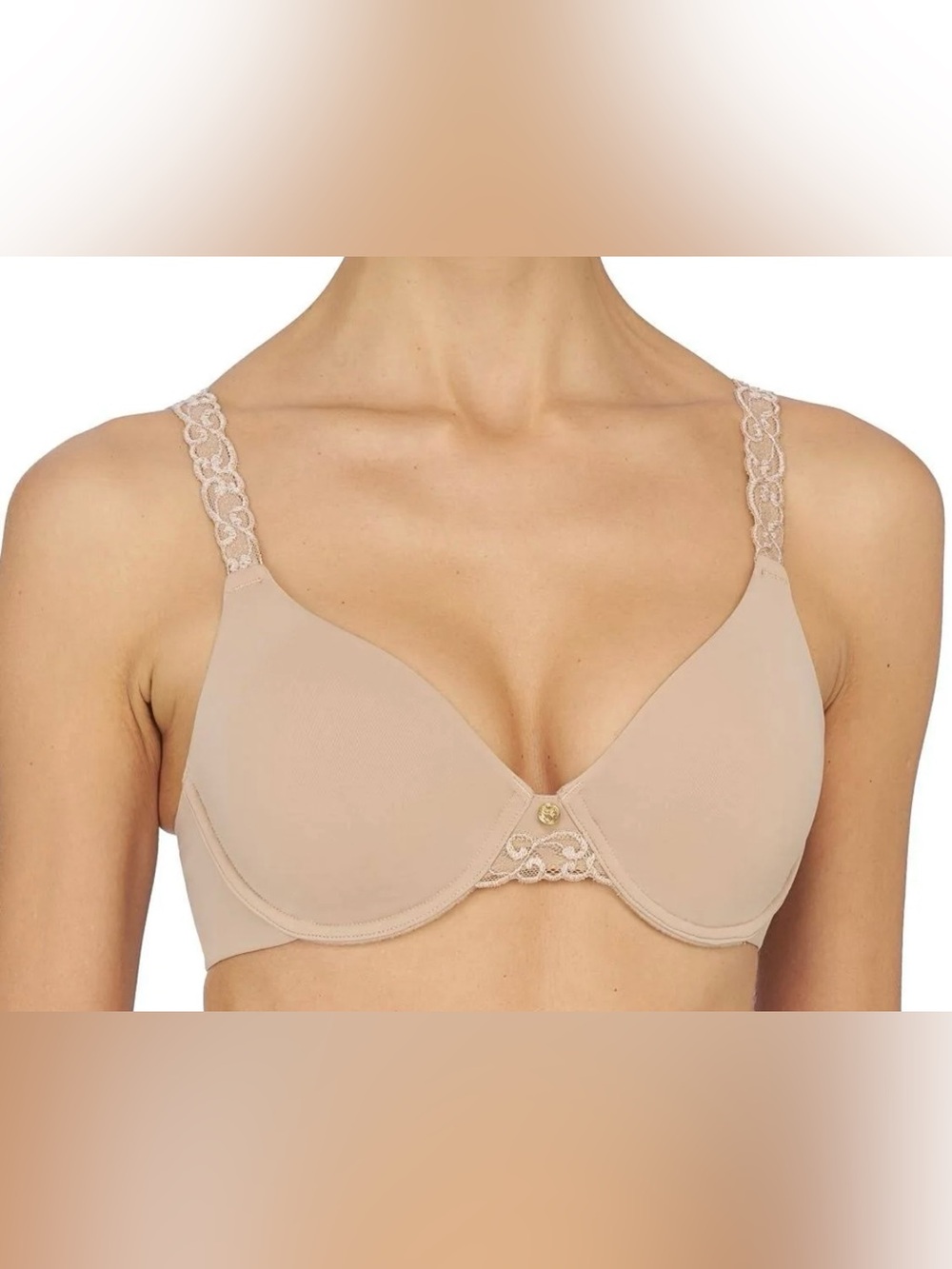 NWT Natori Pure Luxe Seamless Bra Underwire Cup Cafe Size 38G